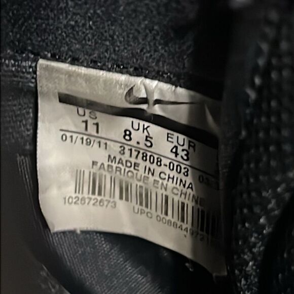 🔥Women’s NIKE Blazer High “Triple Black”- Skateboard Sneakers Sz 11 - EXCELLENT - Picture 12 of 13